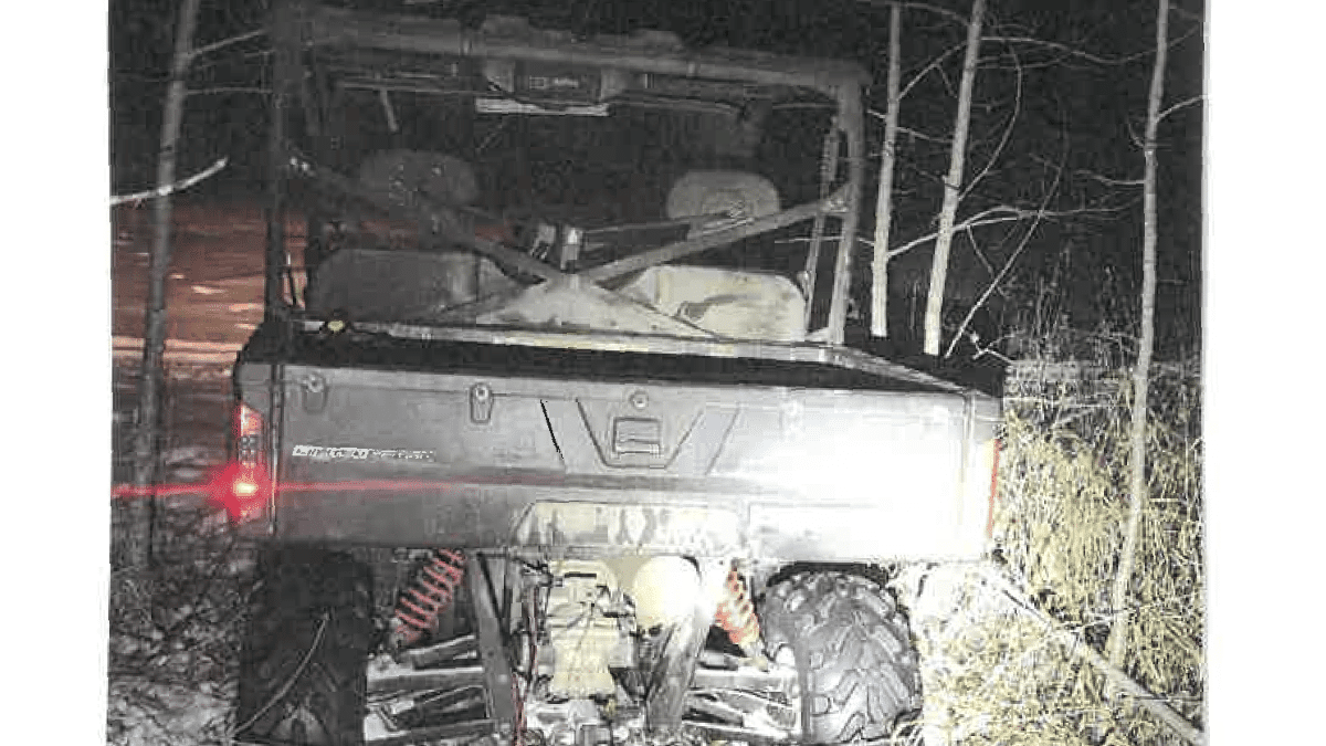 Two people charged after theft of UTV: Bonnyville RCMP - Lakeland Connect